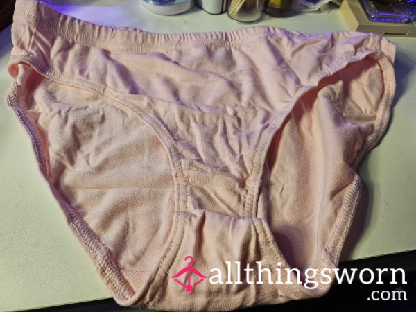 Baby Orange Cotton Panties Size M