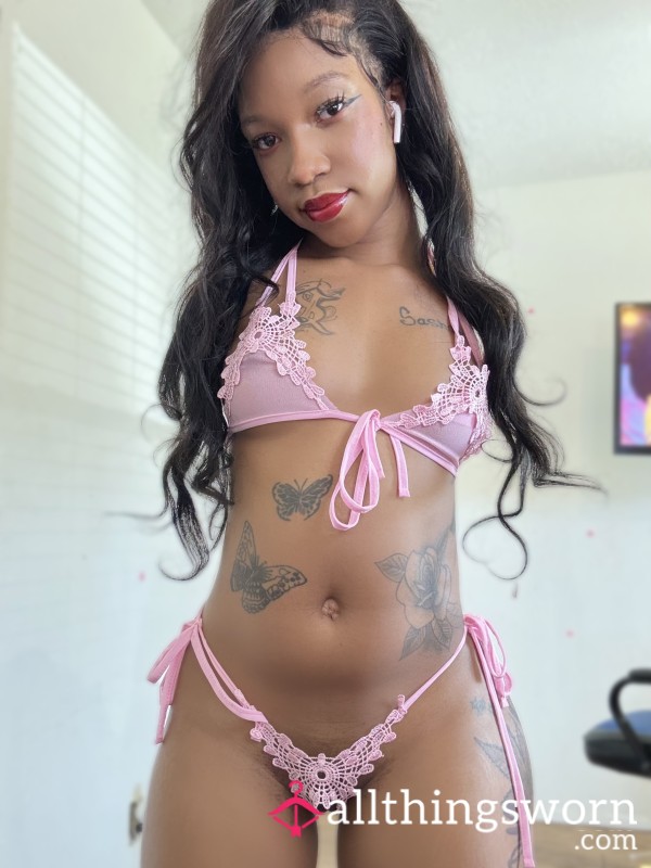 Baby Pink 2 Piece Lingerie