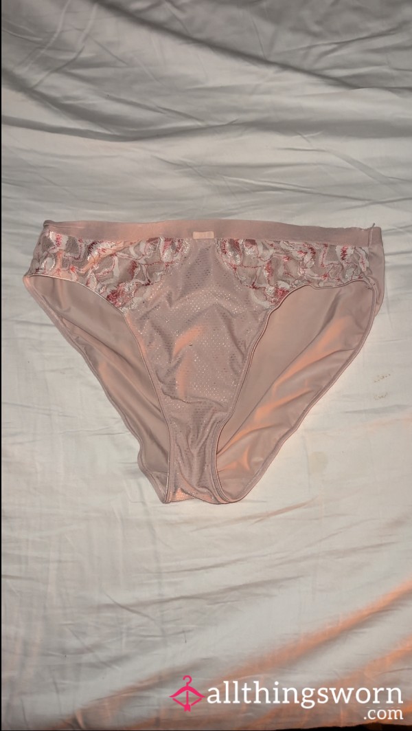 Baby Pink Quality Size 14 M&S Briefs.