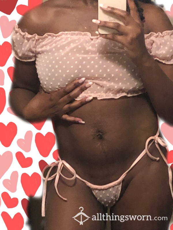 Babydoll 💕 Crop Top And Thong