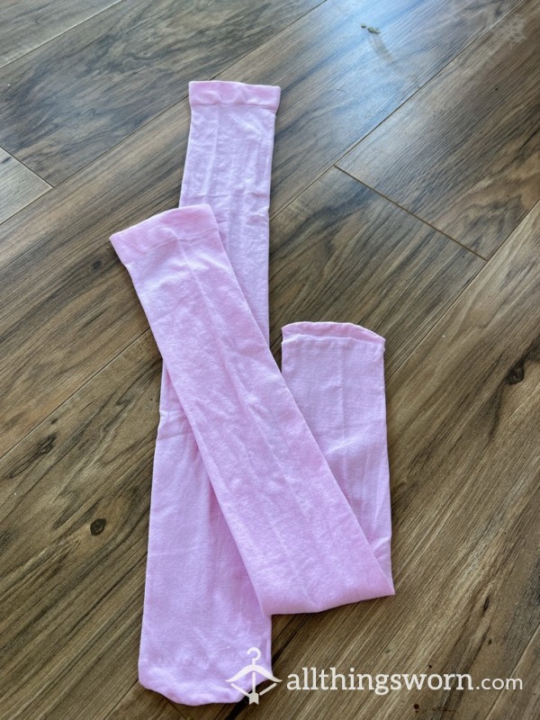 Babypink Thigh High Nylon Socks😍☺️💕🌸