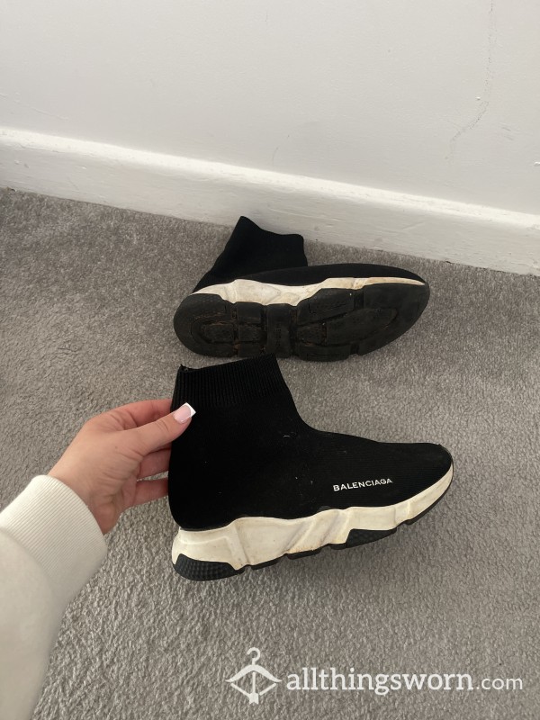 Balenciaga Sock Trainers - Worn With NO SOCKS