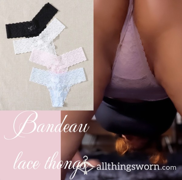 Bandeau Lace Thongs