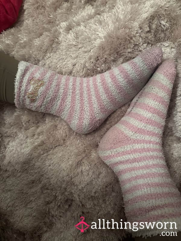 Barbie Stripe Bed Socks