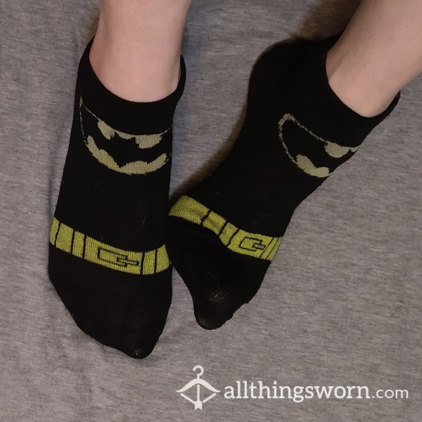 Heroic Batman Ankle Socks – Comfortable, Cozy, & Worn Just For You 🦇