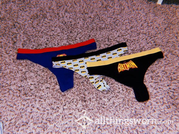 Batman & Superman Thongs