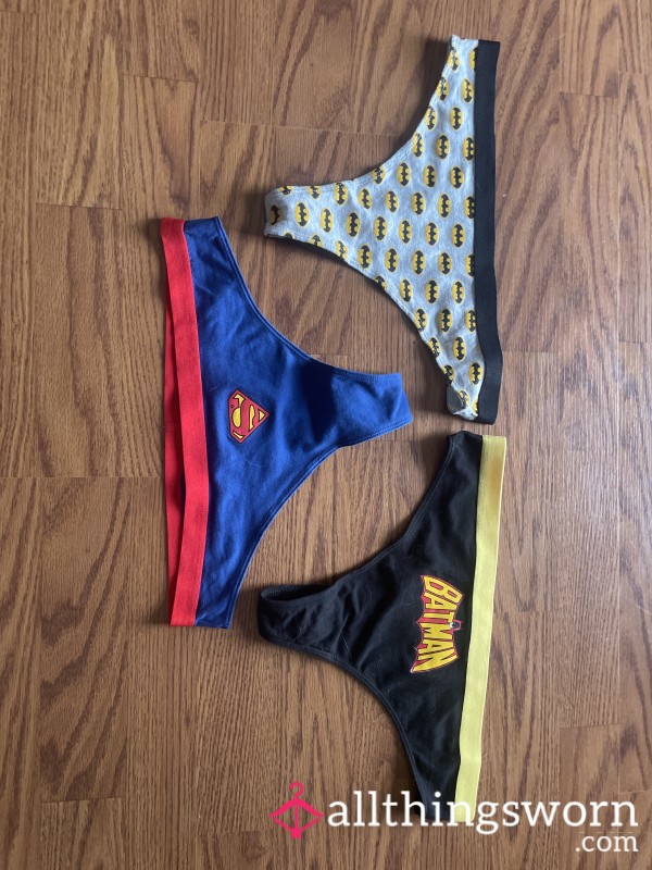 Batman & Superman Thongs