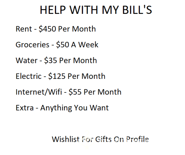 Be A Good Boy And Pay My Bill's