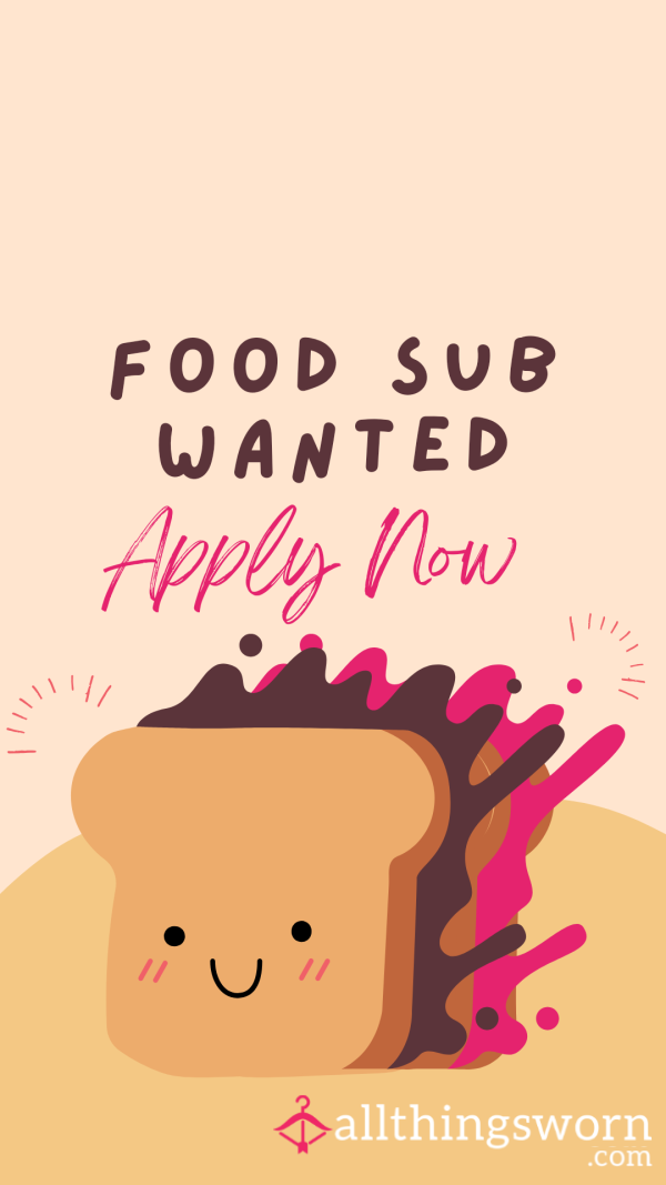 Be My Food Sub - Get Your Food Fetish Kicks! -