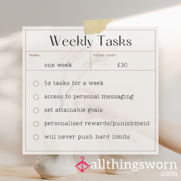 Be Owned For A Week With Daily Tasks