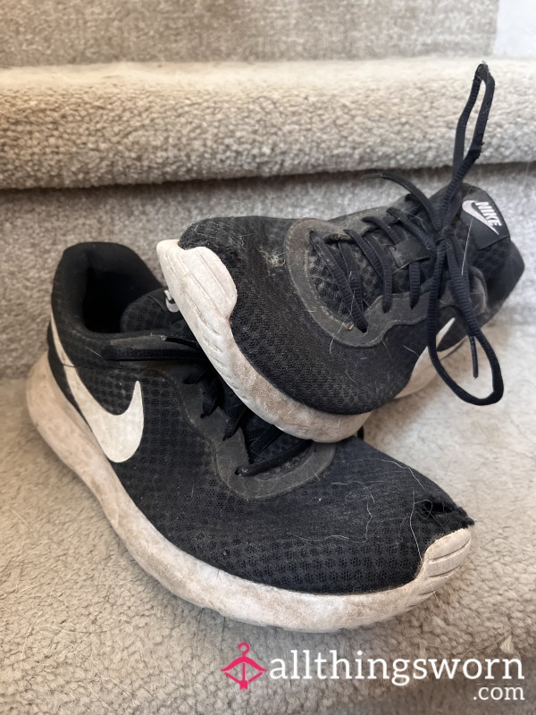 Beat Up Black Nikes