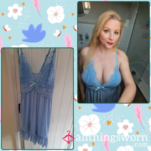 Beautiful Blue Lingerie Style Night Dress 👗