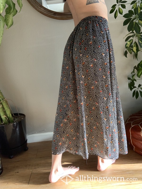 Beautiful Flor*l Maxi Skirt