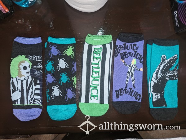 Beetlejuice Socks