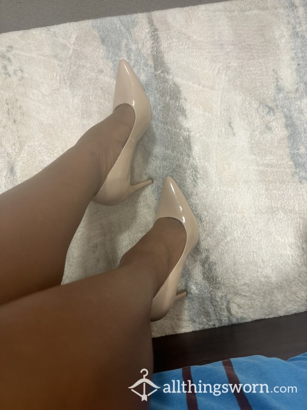 Beige Brunch Heels