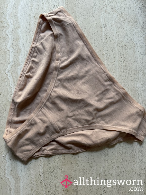 Beige Cotton Panties 5 Days