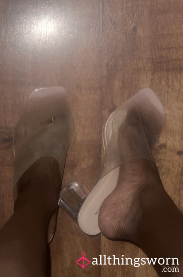 Beige High Heels