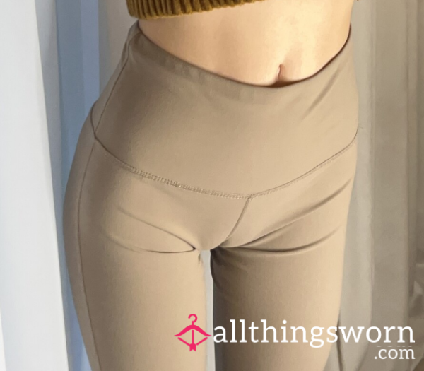 Beige Leggings