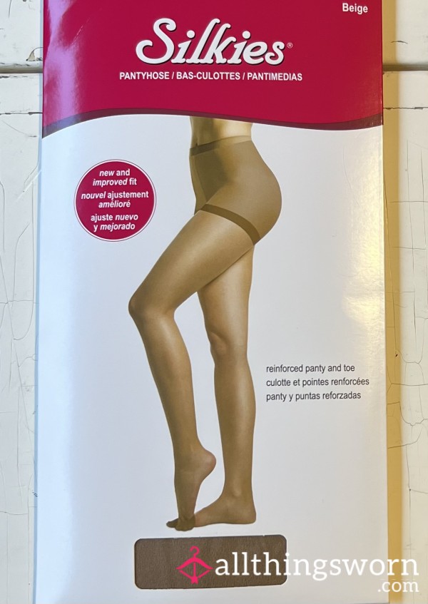 Beige Nylons Pantyhose