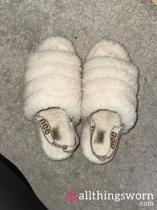 Beige Ugg Slippers