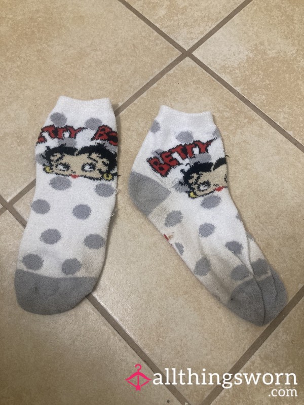 Betty Boop “fuzzy” Socks