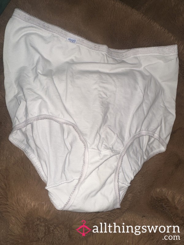 Big White Granny Knickers