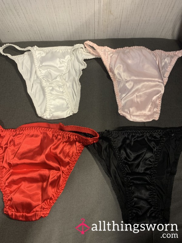 Bikini Style Silk Panties. Pink Ones Are Sold