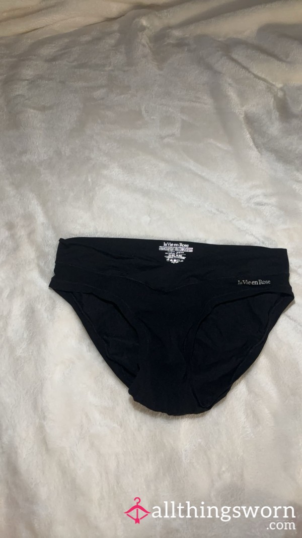 Black 2024 Bikini Panties