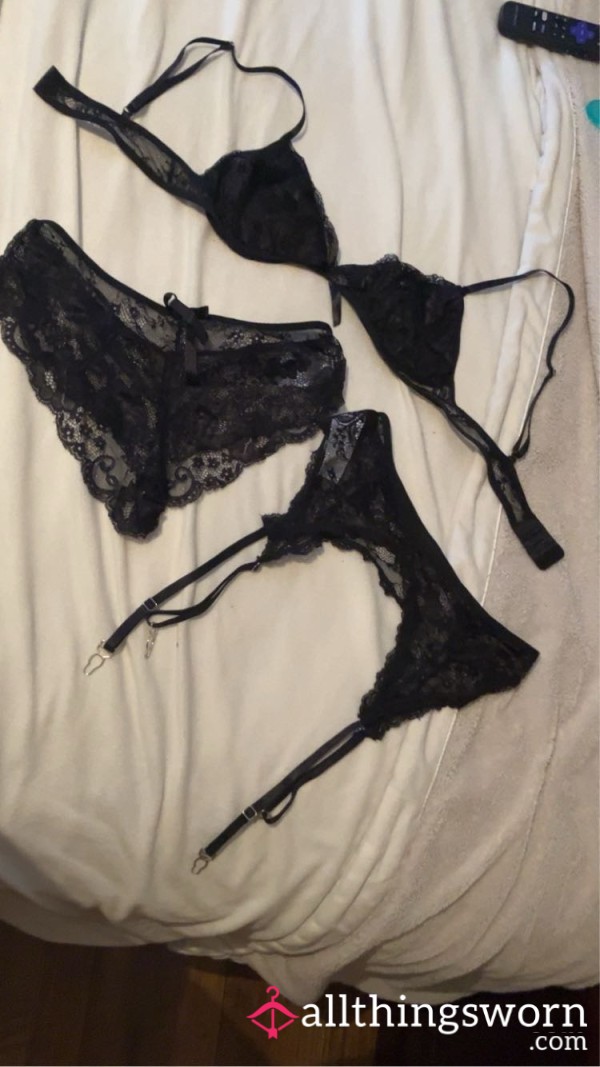 Black 3piece Lingerie Set