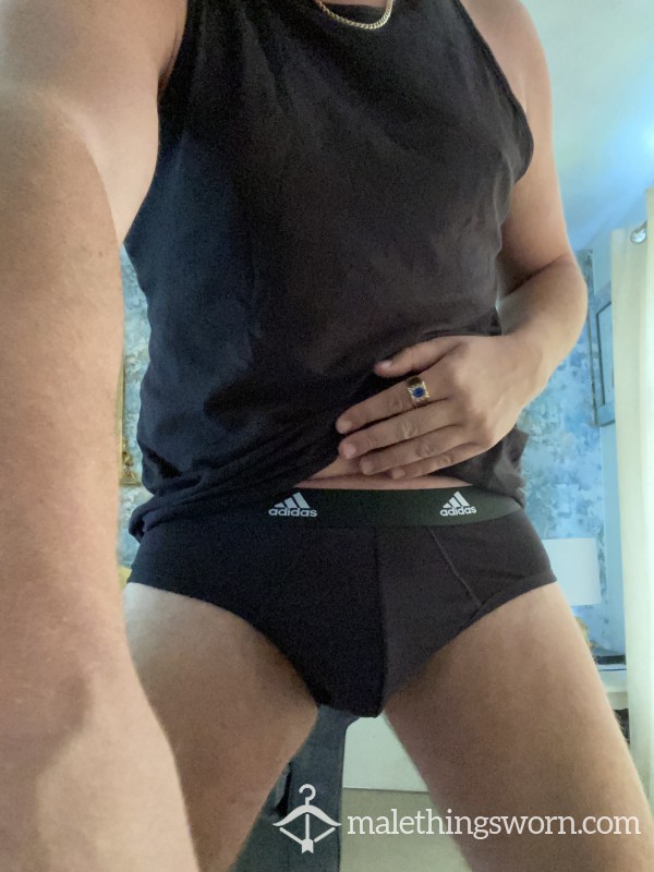 Black Adidas Briefs L