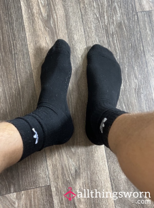 Black Adidas Crew Socks