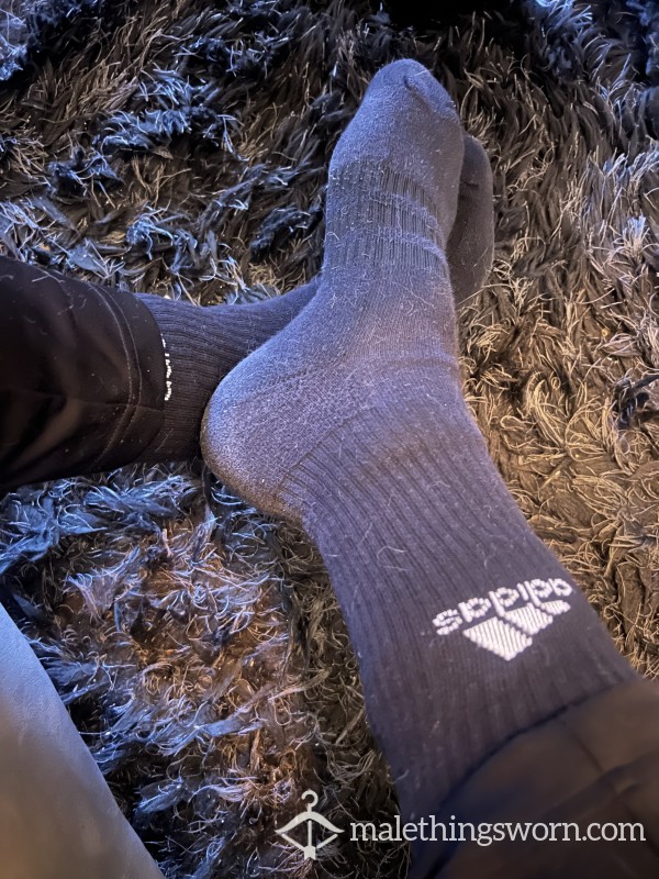 Black Adidas Socks