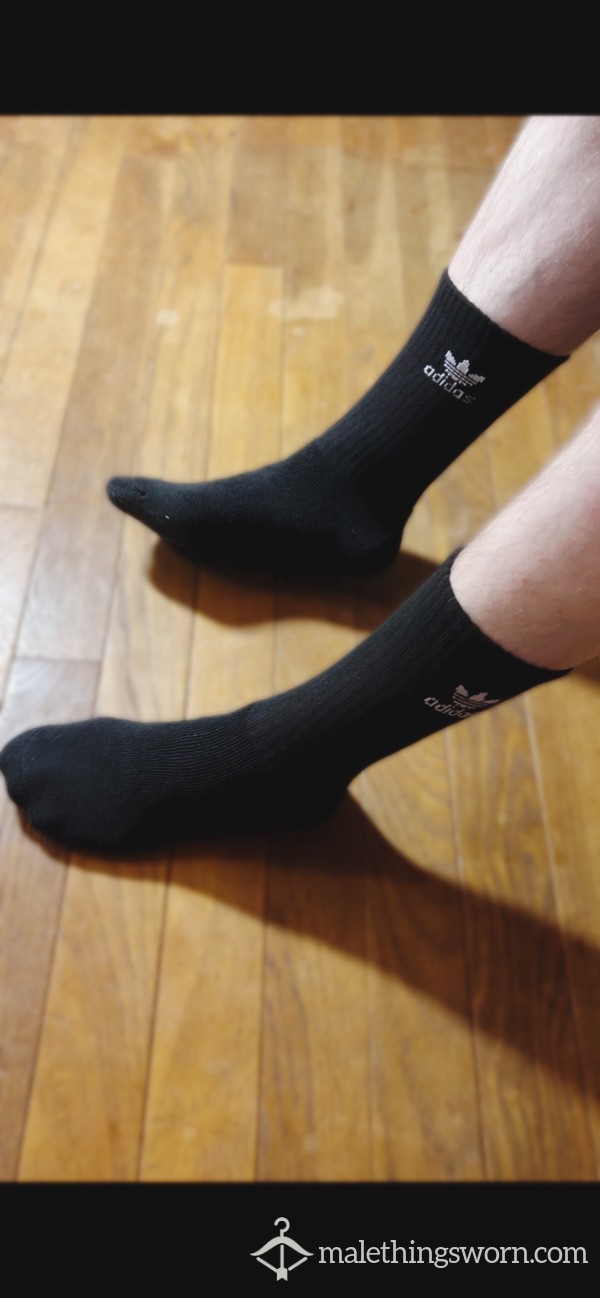 Black Adidas Socks