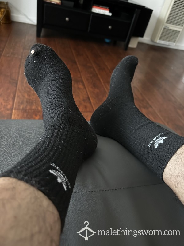 Black Adidas Socks