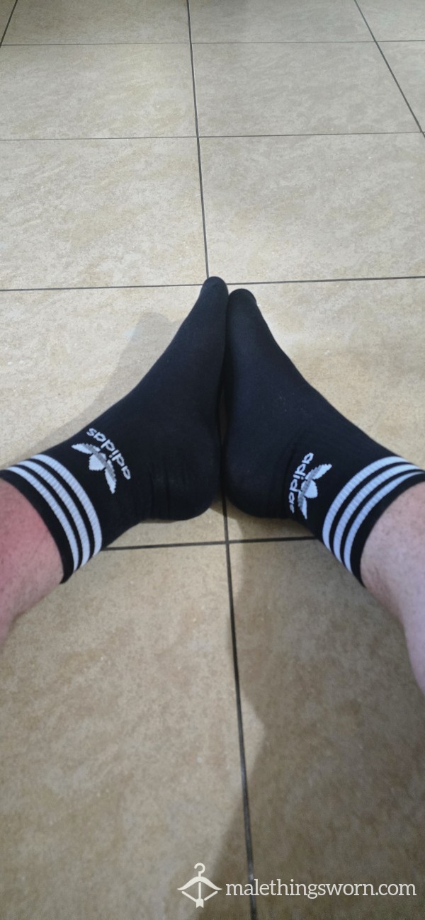 Black Adidas Socks