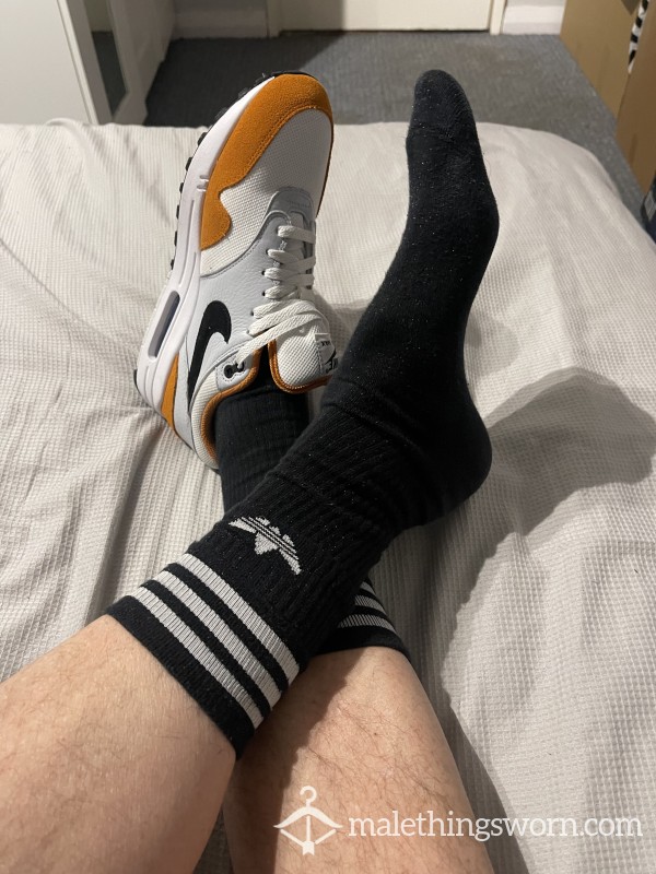 Black Adidas Socks