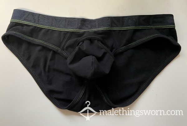 Black Almost Naked Briefs Size XL (35-38 In / 89-96 Cm)