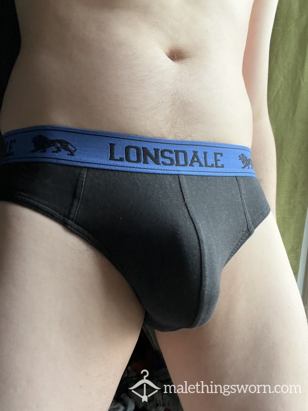 Black And Blue Lonsdale Briefs