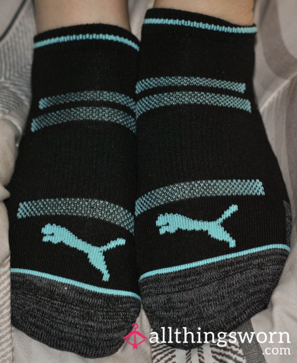 Black And Blue Puma Socks