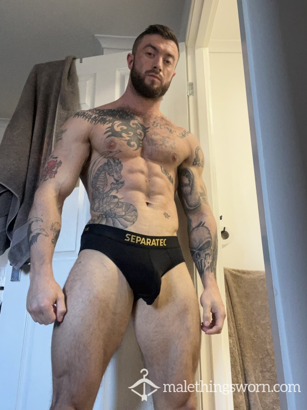 Black And Gold Briefs