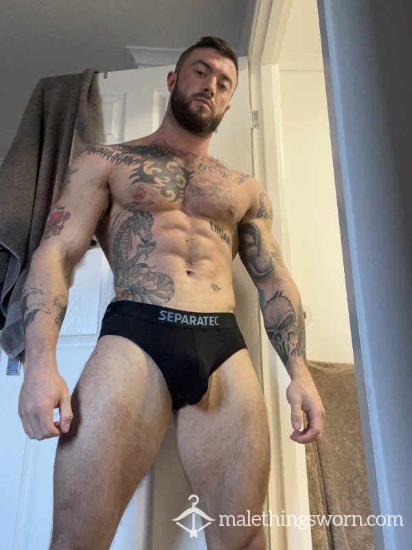 Black And Grey Briefs