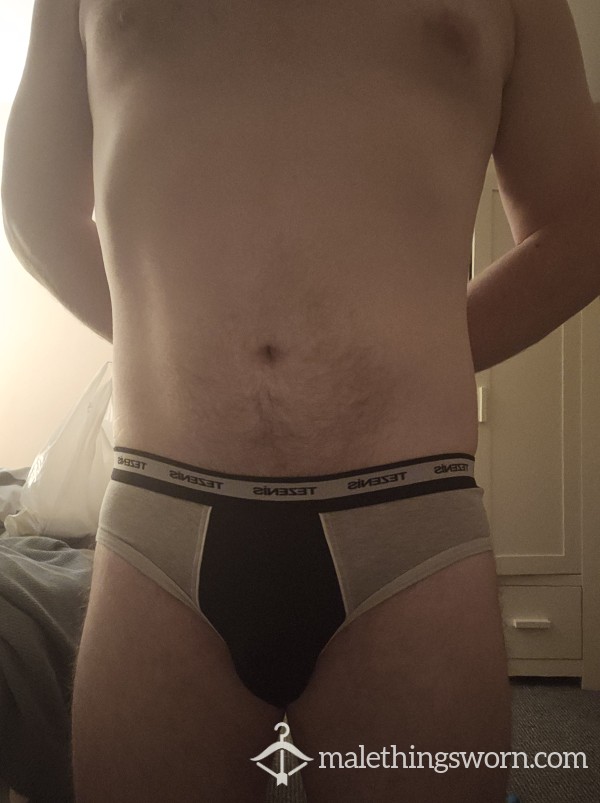 Black And Grey Tezenis Briefs