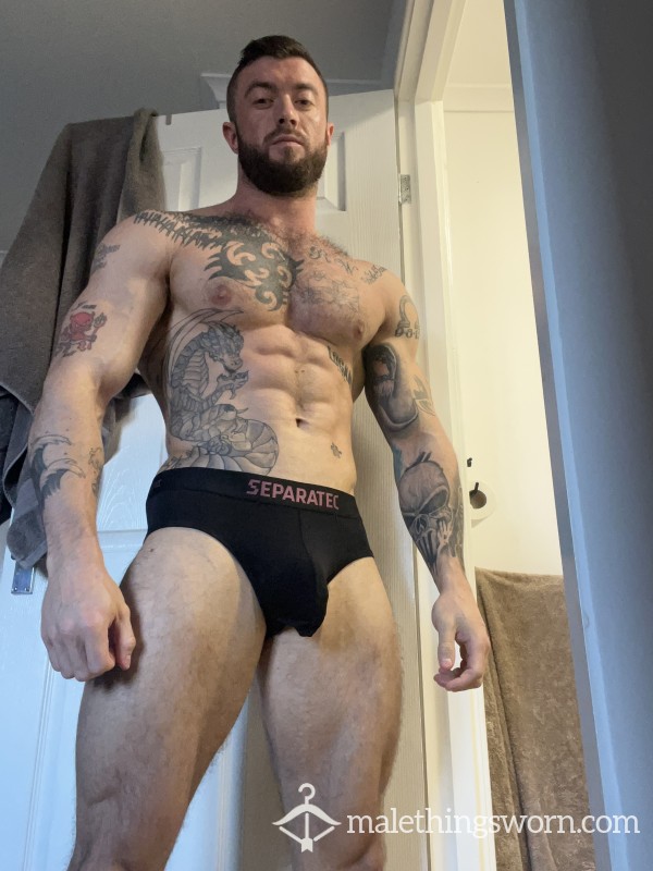 Black And Pink Briefs