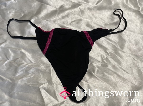 Black And Pink G String