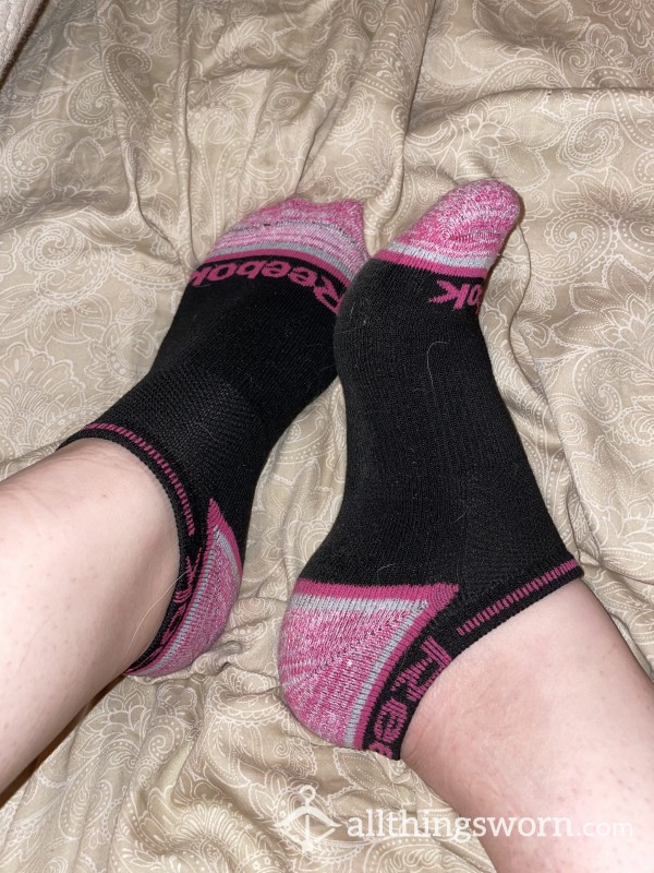 Black And Pink Socks