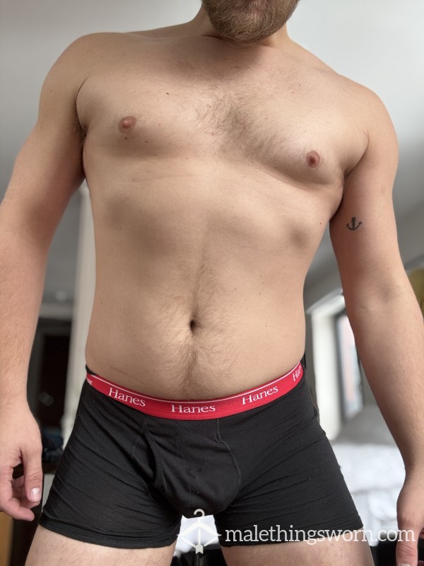 Black And Red Hanes Underwear