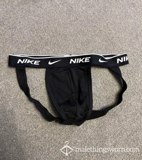 Black And White Nike Jockstrap