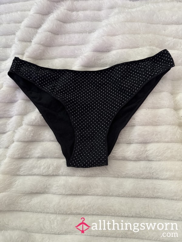 Black And White Polka Dot Panty