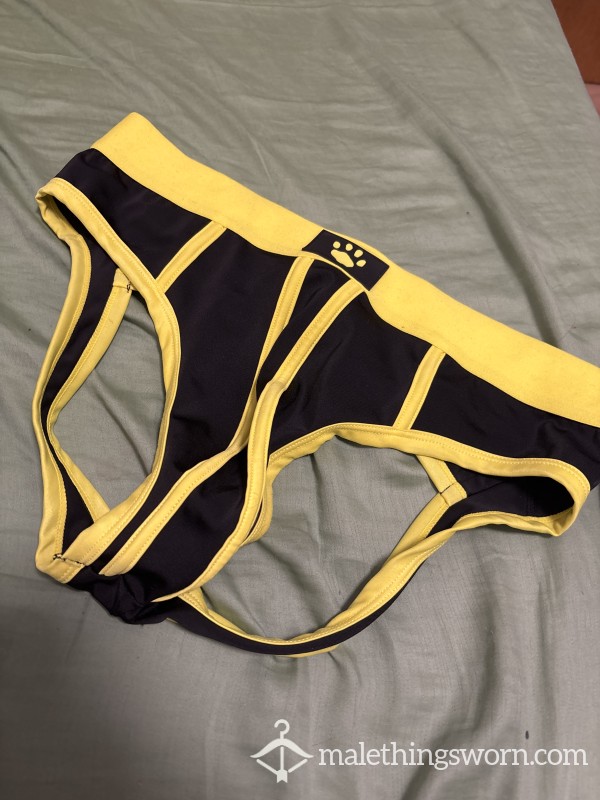 Black And Yellow Jockstrap By Prowler (worn)