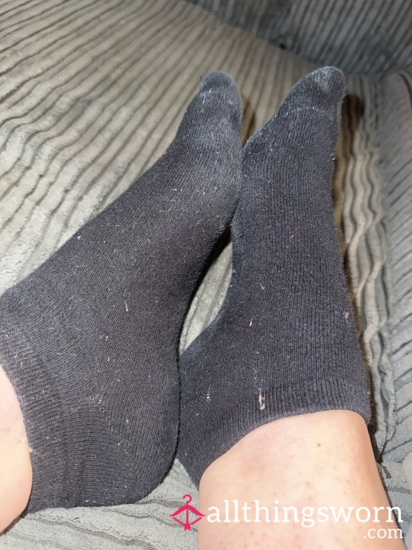 Black Ankle Sock